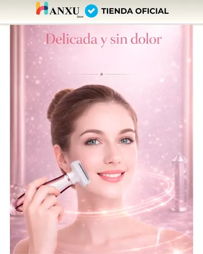 Depiladora 4 En 1 Usb Mujer Afeita Cuerpo, Rostro, Axilas