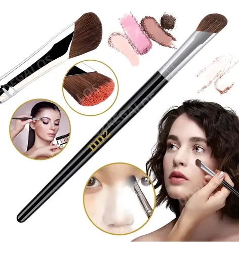 Brocha De Maquillaje Para Sombras Ojos Iluminador Contorno