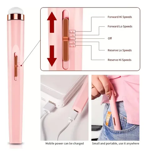 Lima Para Uñas Eléctrica Con 5 Bits, Recargable Por Us