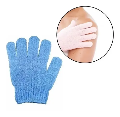 Guante Exfoliante Manopla Cuerpo Baño Ducha Spa X12