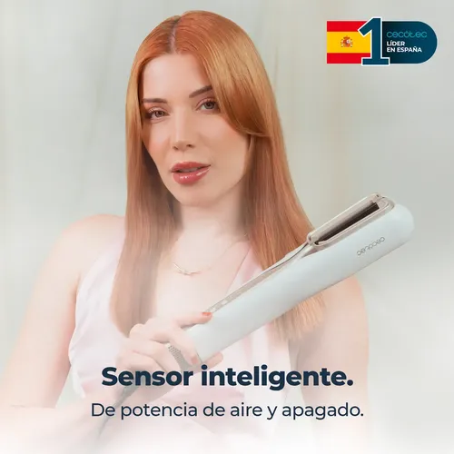Plancha Y Secador Cecotec Airlisse 2 En 1 Anti Frizz Champag