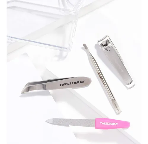Kit De Rescate De Uñas Tweezerman Mini Portátil De Acero Ino
