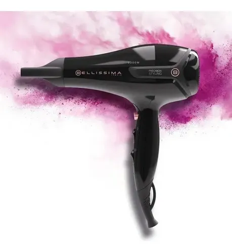 Secador De Pelo Bellissima Italia S9 2200 Negro Dc
