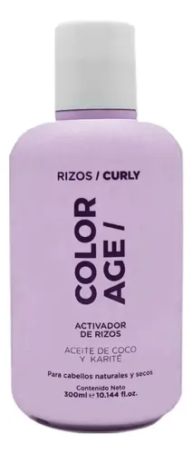 Shampoo + Acondicionador + Activador De Rulos Color Age
