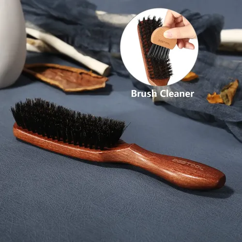 Cepillo Para Cabello Bestool Con Cerdas De Jabalí Para Mujer