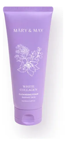 Espuma Limpiadora Facial Mary & May con Colágeno y Niacinamida para Piel Sensible