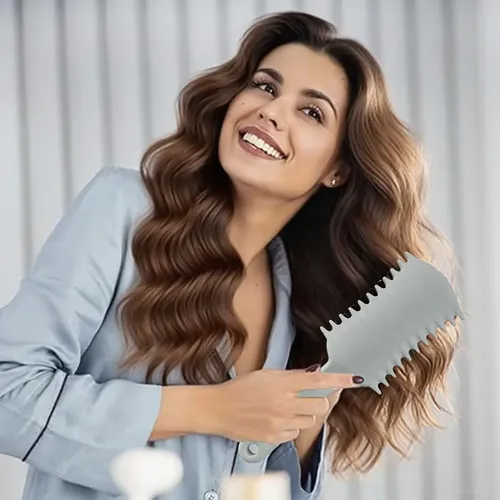 Cepillo Para Cabello Rizado Uhaclws, Volumen, Rizo, Reduce L