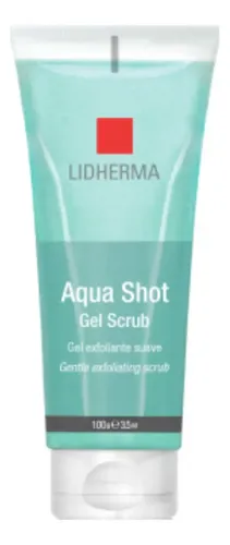 Aquashot – Lidherma – Gel Exfoliante – Scrub Momento de aplicación Día/Noche Tipo de piel Todo tipo de piel