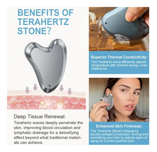 Herramienta De Masaje Con Piedras De Terahercios Gua Sha Too
