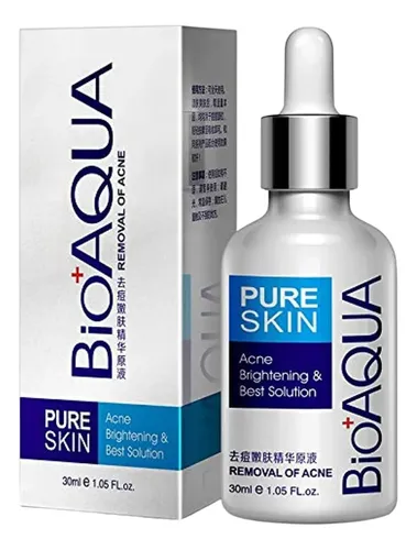 Serum De Anti-acne Eliminación De Cicatrices Gotero Bioaqua Momento De Aplicación Día/noche Tipo De Piel Grasa