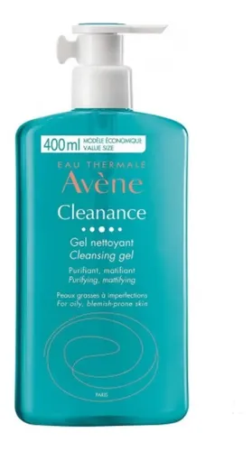 Avene Cleanance Gel Limpiador X400m Tipo de piel Grasa