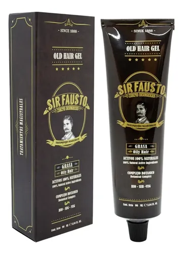 Sir Fausto Old Hair Gel Modelador Cabello Graso Peinado 90ml