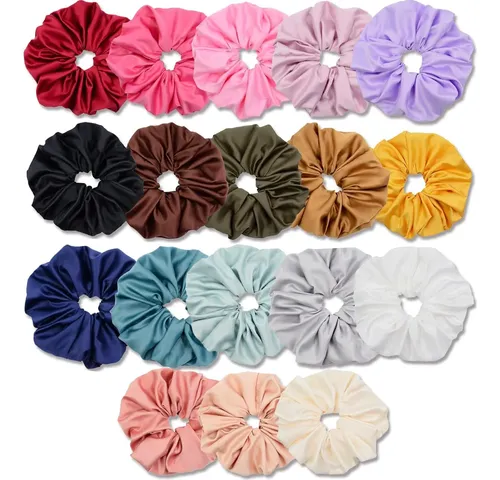 Satin Scrunchies Breodyeco Oversized Xxxl Jumbo, 18 Colores