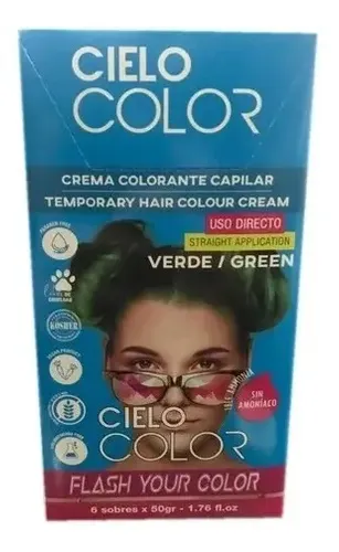 Tintura Fantasia Cielo Color Otowil Colores Fantasias Tono Rosa pastel