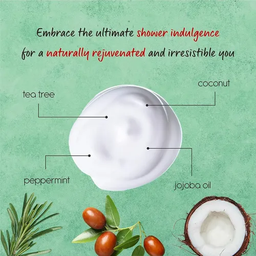 Gel Limpiador Corporal Con Menta Y Gel De Ducha Con Vitamina