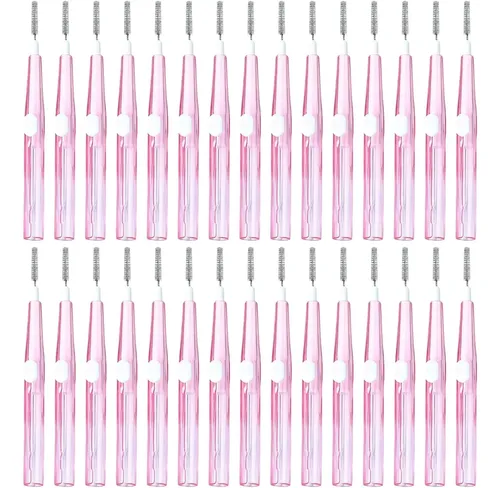 Cepillo De Hilo Dental De 0,5 Mm Para Dientes Y Encías, 30 U