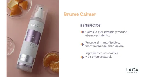 Brume Calmer 250ml Laca Hidrata Hialurónico Pantenol