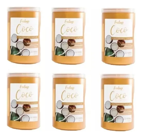 Baño De Crema Frilayp Profesional Argan Y Coco 1kg X6un