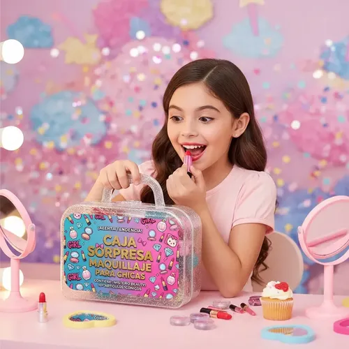 Combo Maquillaje Tejar Box Make Up Regalo X 15 Pzas