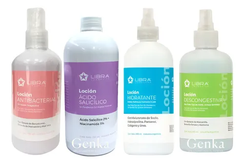 Kit Lociones Libra 250ml Salicilico Desconges Hidra Antibact