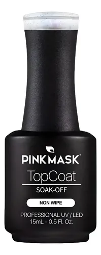 Pink Mask Semipermanente Top Coat Glitter #1 X 15 Ml