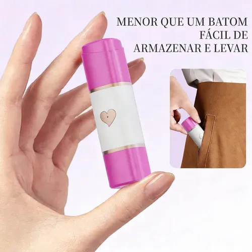 Afeitadora Mini Dual Sin Dolor Portátil Rosa