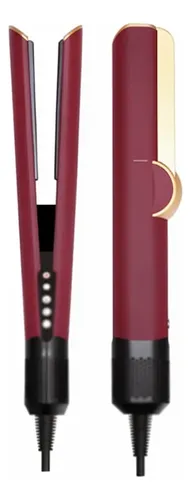 Plancha Alisadora 2en1 Seco Y Mojado 1.8m Rojo Cabello Liso Red Velvet (1.8m Cable)