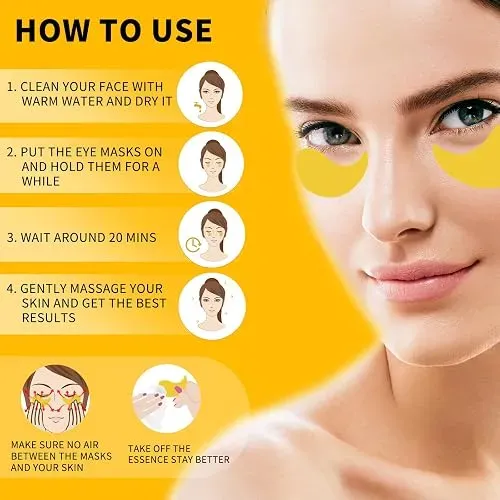 Parches Para Ojos Souwixlum Oro 24k Ojeras