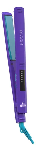Planchita De Pelo Ga.ma Italy Elegance Bloom Led Color Violeta