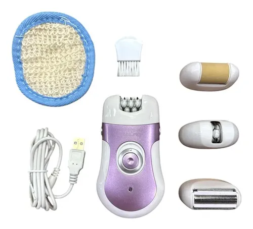 Depiladora Electrica Mujer 4 En 1 Zonas Intimas Recargable