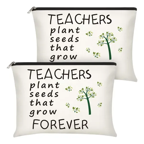 Bolsa De Maquillaje Frienda Teacher, Regalo De Agradecimient