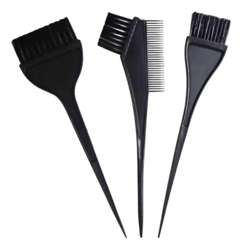 Kit Tintura Capilar 3 Piezas Con Pinceles Y Peine Aplicador