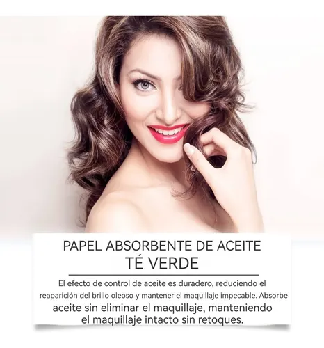 Papel Secante For Aceite De Té Verde Fresco (300 Unidades)