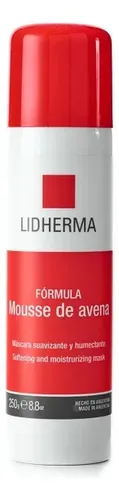 Mascara Mousse De Avena Lidherma Descongestivo Humectante Tipo De Piel Seca, Normal, Grasa, Mixta