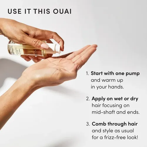 Aceite Para El Cabello Ouai, Sérum Protector Del Calor Y Sua