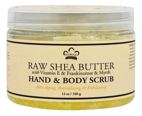 Manteca De Karité Cruda Scrub Bath Nubian Heritage Con Vitam
