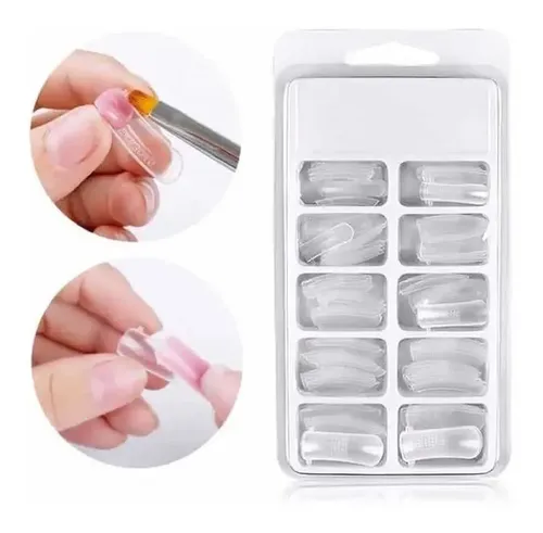 Kit Powder Gel Uv Led Clear P Capsulas Dual System S Poligel