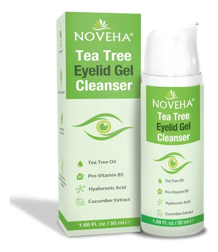 Gel Limpiador Para Párpados Noveha Con Forma De Árbol De Té,