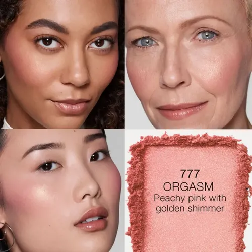 Rubor en Polvo Nars Blush Tono Orgasm, Acabado Satinado y Larga Duración (16 h)