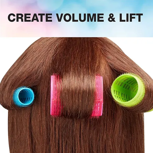 Rulo Para Cabello Conair Voluminous Curls Tamaño Asorted Sizes Color Rosa Chicle – Pack X 31 Unidades