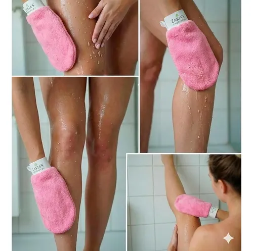 Guante Exfoliante Kessa Original Rosa Vivo