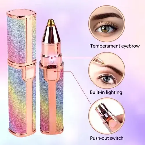 Mini Depilador Electrico 2 En 1 Vello Facial Y Cejas. Usb