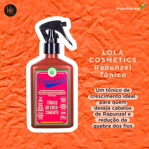 Tónico De Crecimiento Rapunzel Lola Cosmetics 250ml