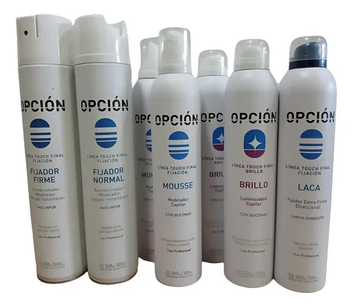 Opcion 2 Spray F/n 2 Mousse 2 Brillos 1 Laca