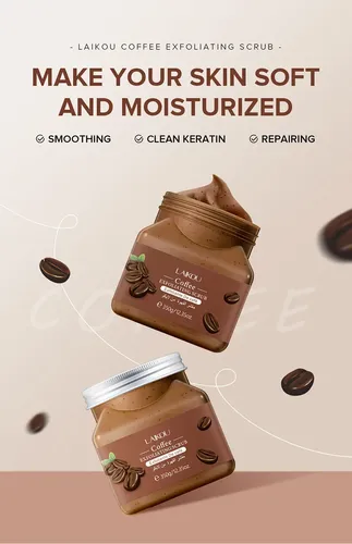 Exfoliante Corporal De Café Laikou 350g – Suavizante Y