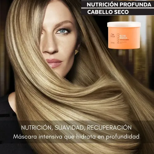 Mascara Nutricion Profunda Wella Nutri Enrich Pelo Seco 500m
