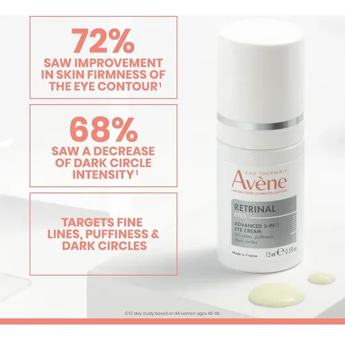 Crema Para Ojos Avène Retrinal Eyes 3-en-1 Todo Tipo De Piel