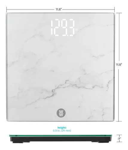 Báscula De Baño Digital Conair Ww545z, Acabado En Mármol