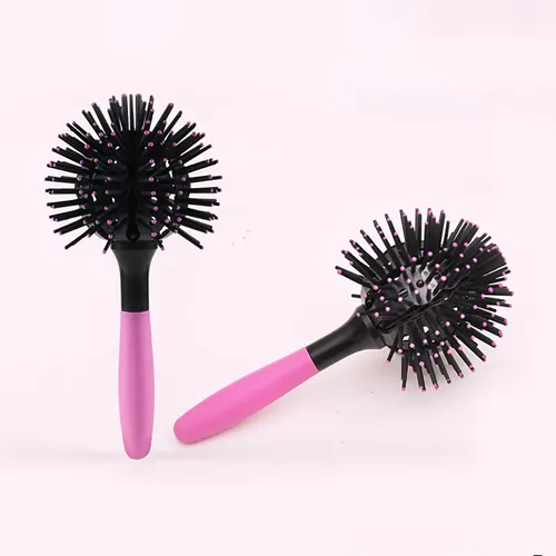 Cepillo 3d Curl Para Peluquería, Rizador De Pelo Redondo