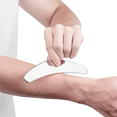 Herramienta De Masaje H-brotaco Gua Sha De Acero Inoxidable